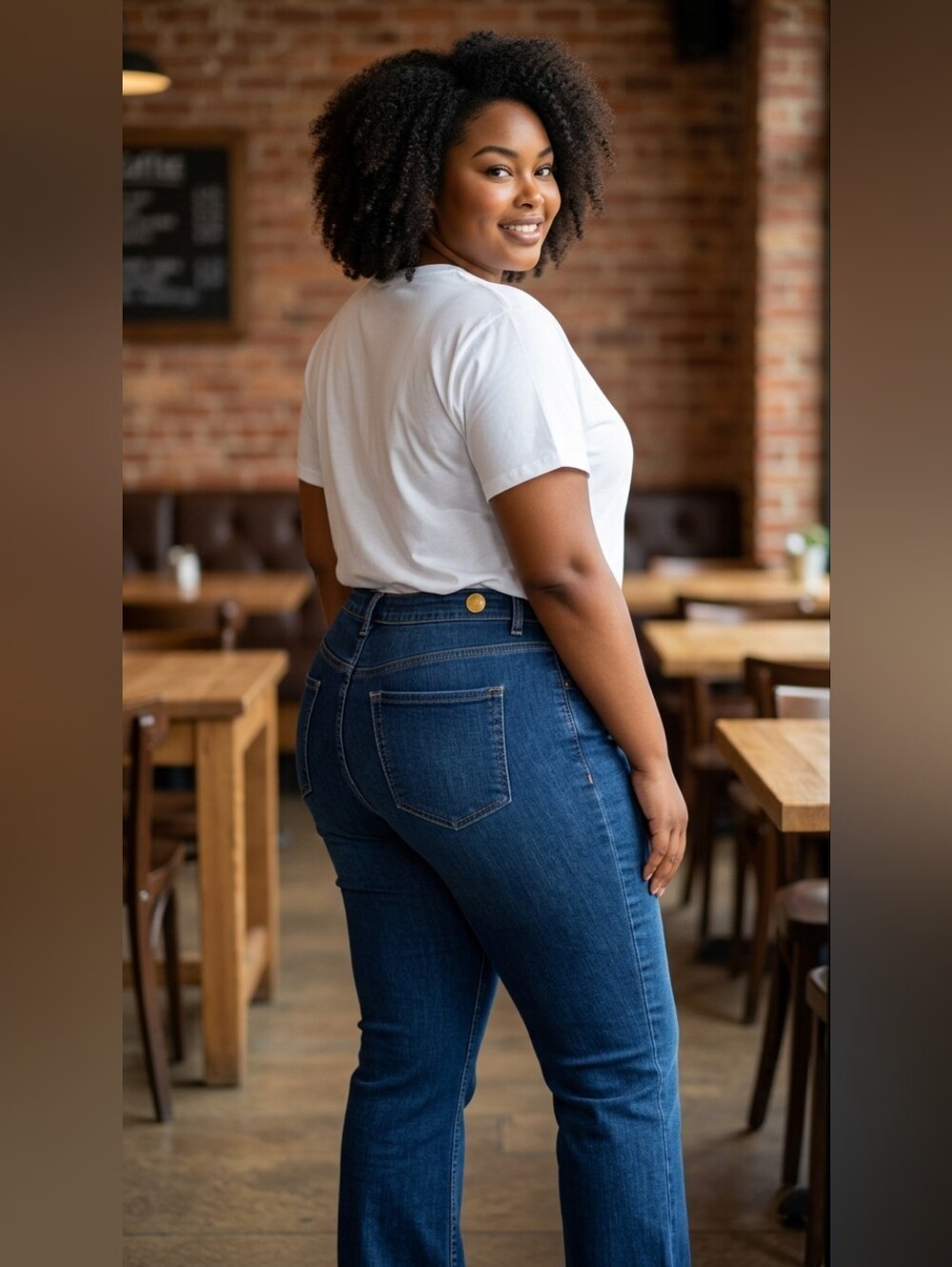 LTS Classic Dark Blue Flare & Wide-Leg Jeans